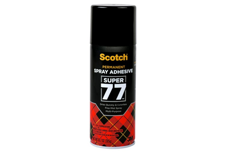 3M Scotch Super 77 Multipurpose Adhesive Spray, Bonds to Fabric, Cardboard, Plastic, Metal, Wood, Felt, and More, 10.7 Ounces (7716) - Image 1